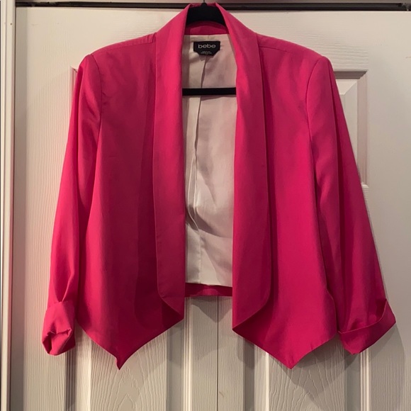 Bebe Hot Pink Blazer - Picture 1 of 3